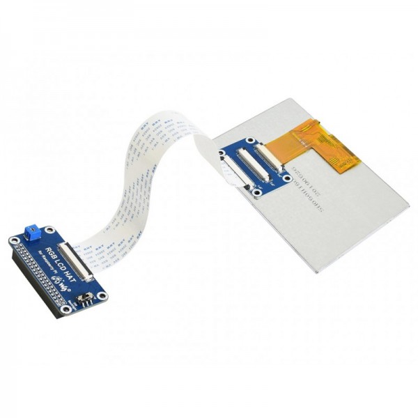 Waveshare 5 inch DPI IPS-TFT-LCD Display 800*480 pixels - Raspberry Pi Compatible