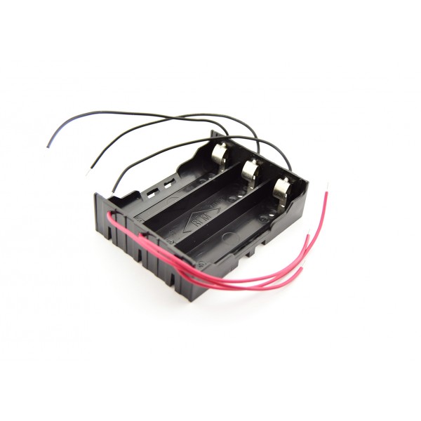 3x 18650 Batterijhouder - Klemcontacten -  Draden per Cel