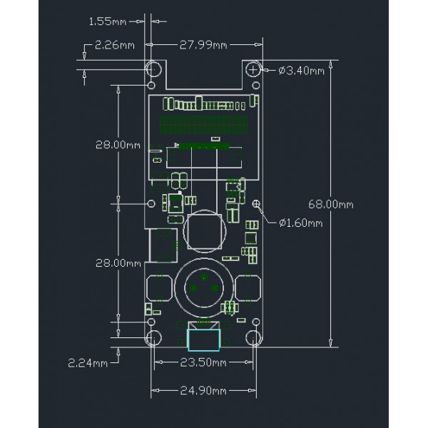 LilyGO TTGO T-Camera Mic ESP32 - Fisheye