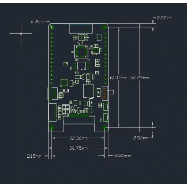 LilyGO TTGO T5 V2.3 ESP32 - with 2.13 inch E-paper E-ink