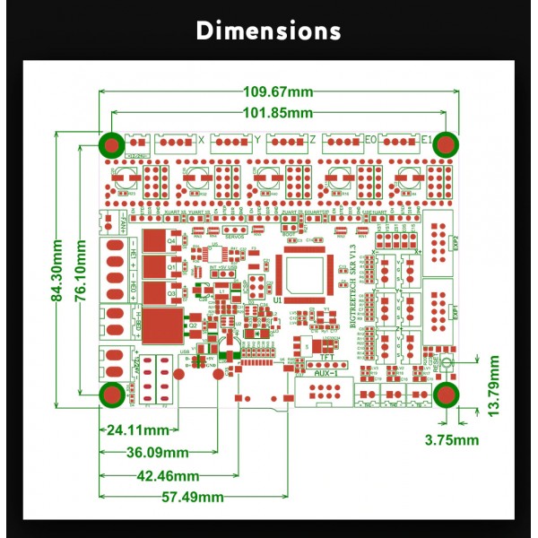 BIGTREETECH SKR V1.3 - 3D Printer moederbord