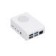 Raspberry 4 Behuizing met Ventilator - Wit