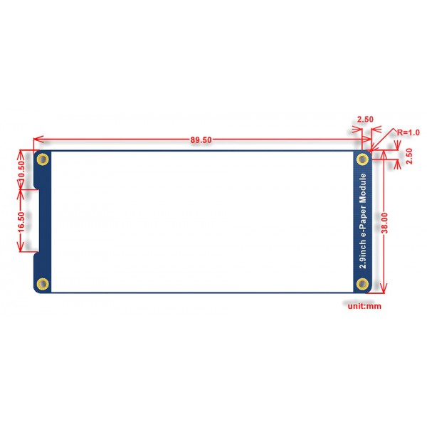 Waveshare 2.9 inch E-Ink E-Paper Display