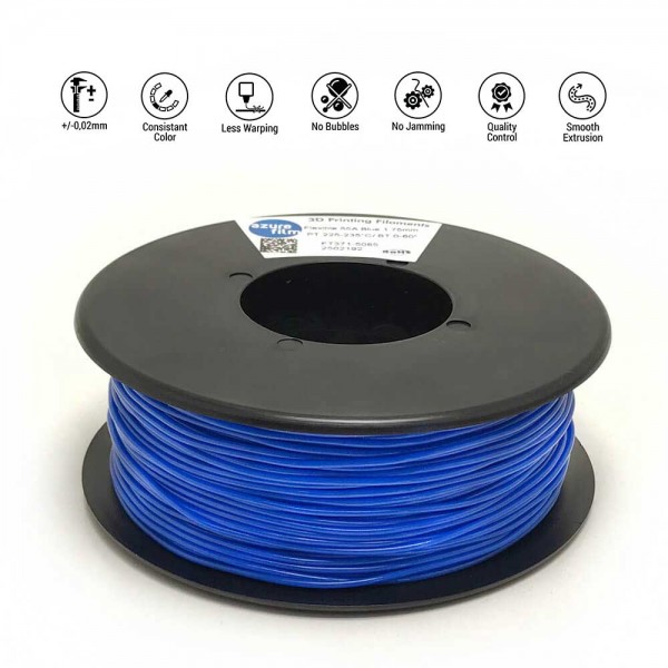 AzureFilm TPU 85A Filament 1.75mm - 300g - Blue