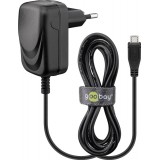 Goobay 49529 Micro USB Voeding - 5V 1A - Zwart