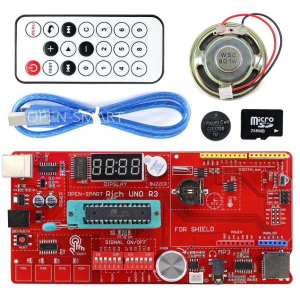 Open-Smart Rich Uno R3 met SD-kaart - Speaker - Afstandsbediening