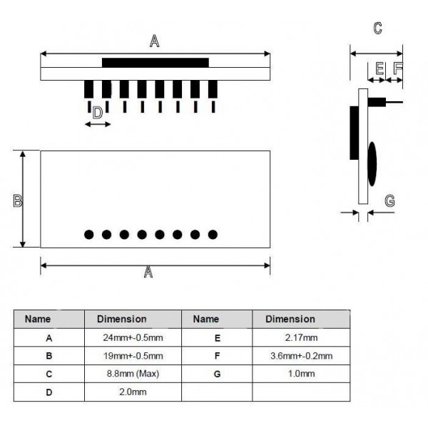 CC2500 Wireless RF Module - 2.4GHz