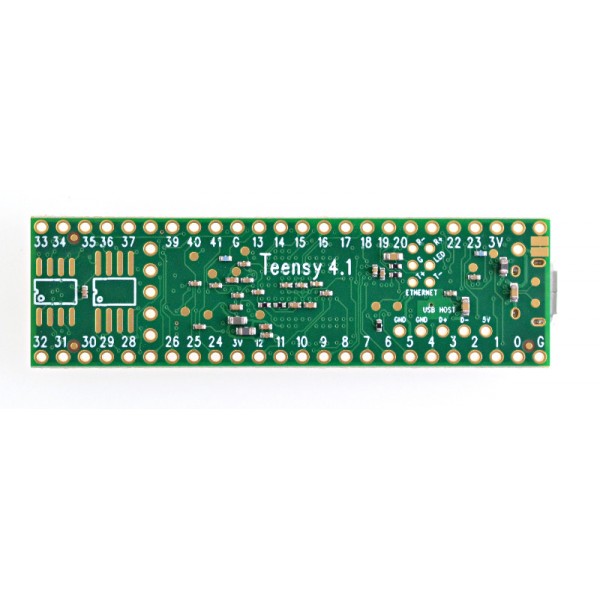 Teensy 4.1 with Soldered Headers