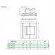 Self-adhesive Cable Clip - Round Small - 5.2mm