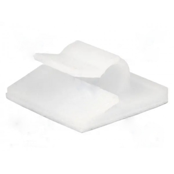 Self-adhesive Cable Clip - Round Small - 5.2mm