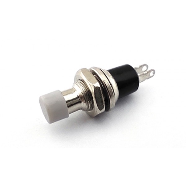 Witte Drukknop 7mm - Reset