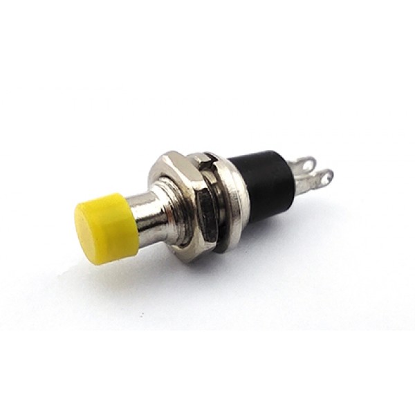 Gele Drukknop 7mm - Reset