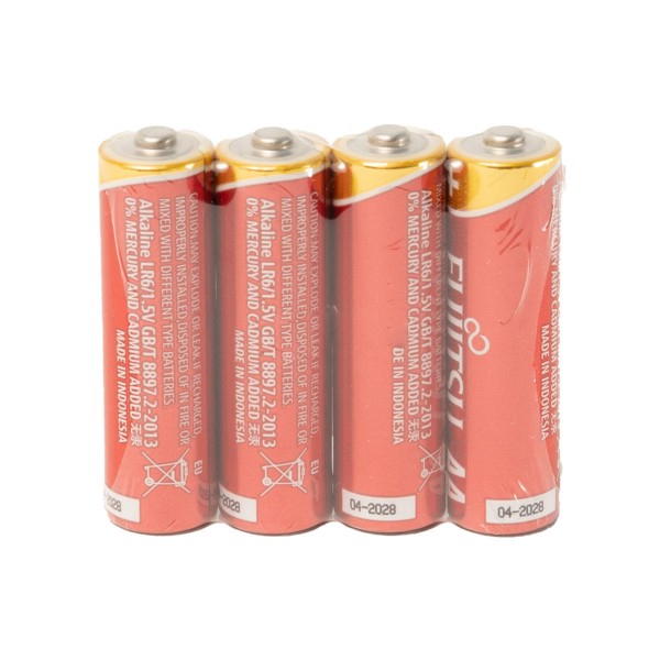Fujitsu Alkaline High Power 4x AA Battery