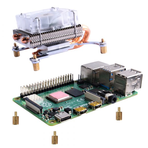 52Pi ICE Tower CPU Cooling Fan - Low Profile - for Raspberry Pi