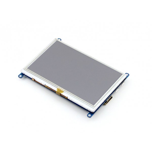 Waveshare 5 inch HDMI TFT-LCD (B) Display 800*480 pixels with Touchscreen and Case - Raspberry Pi Compatible