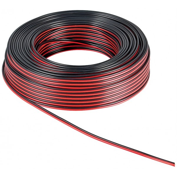 Speaker Cable - Red-Black - 0.75mm² - 25m