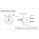 Slip Ring with Flange - 12.5mm Diameter - 2 Wires - 5A