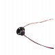 Slip Ring with Flange - 12.5mm Diameter - 2 Wires - 5A