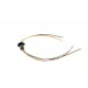 Slip Ring with Flange - 12.5mm Diameter - 4 Wires - 5A