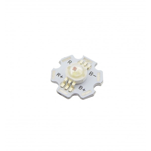 High Power LED 3W - RGB - with Heatsink
