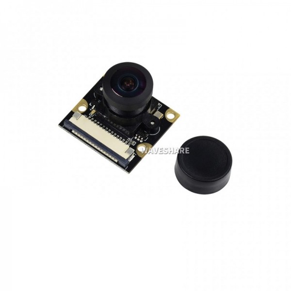 Waveshare Raspberry Pi Compatible Camera (G) - 5MP - Fisheye Lens