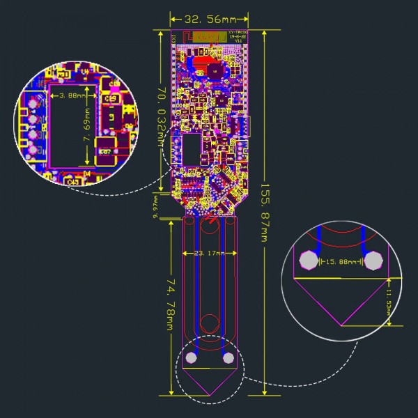 LilyGO TTGO T-Higrow ESP32 - BME280 Sensor - met Behuizing en Batterij