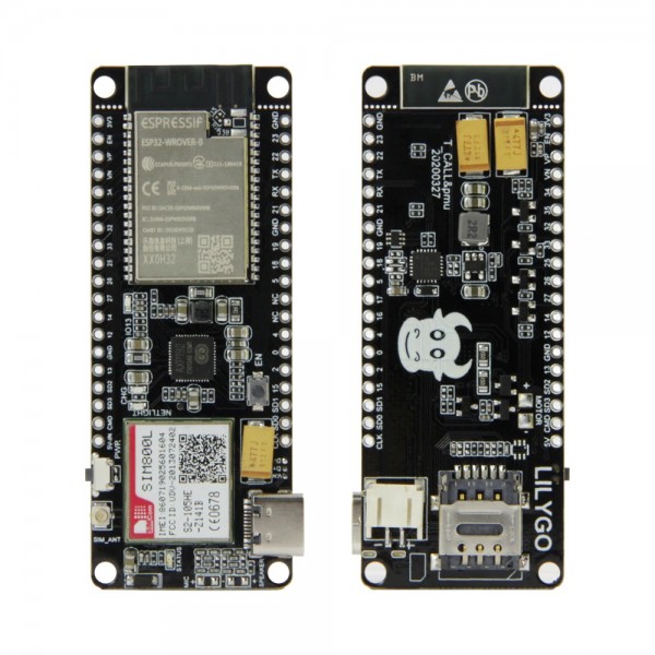 LilyGO TTGO T-Call ESP32 - with SIM800L - AXP192