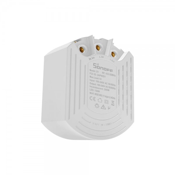 Sonoff D1 - Dimmer Switch - Wi-Fi and 433MHz RF