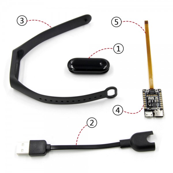 LilyGO TTGO T-Wristband - ESP32 - 105mAh