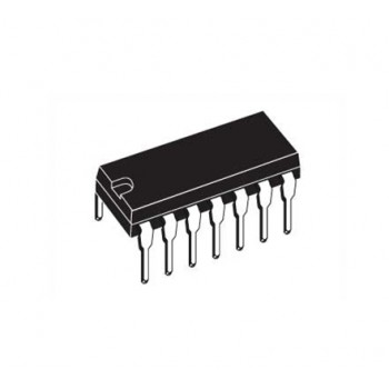 SN74AHCT125N 4-kanaals Level Converter - 3.3V naar 5V - 14-pin DIP