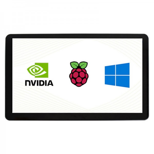 Waveshare 15.6 inch HDMI IPS-TFT-LCD (H) Display 1920*1080 pixels met Touchscreen en Behuizing - Raspberry Pi Compatible