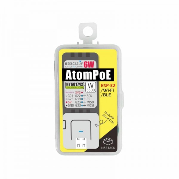 M5Stack Atom PoE Kit - W5500 - including M5Atom Lite
