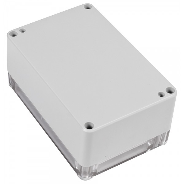 Kradex Enclosure 118x78x55mm - IP65 - Grey - Transparent - Z57JPH TM ABS
