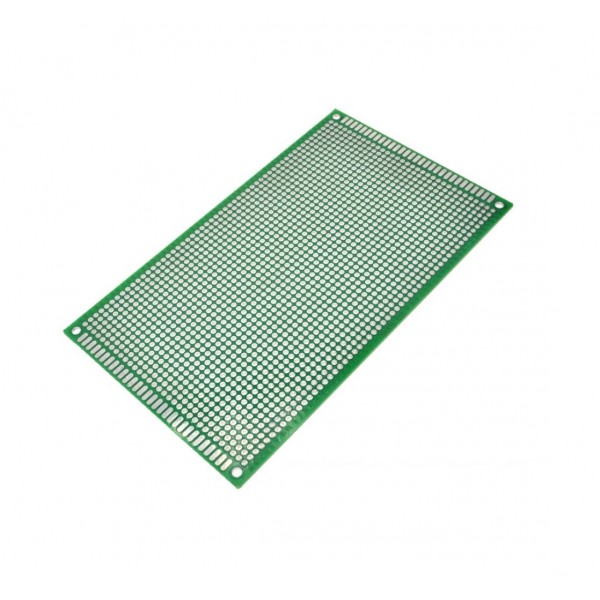 Experimenteer-printplaat 9cm*15cm - Dubbelzijdig