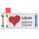 Wemos 2.13 inch Tri-Color E-Ink E-Paper Display