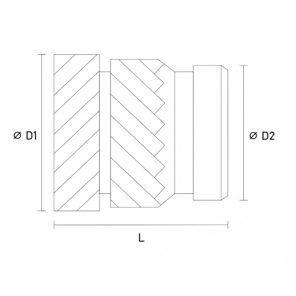 Draadinzetstuk M4 - 8.1mm - 20 stuks