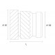 Draadinzetstuk M4 - 8.1mm - 20 stuks