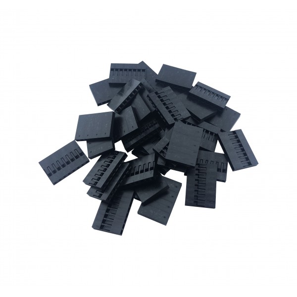 DuPont Compatible Plastic Connector Housing - 8P - 1000 pieces