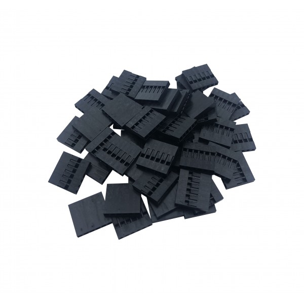 DuPont Compatible Plastic Connector Housing - 6P - 1000 pieces