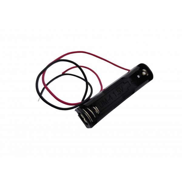 1x AAA Battery Holder with Loose Wires