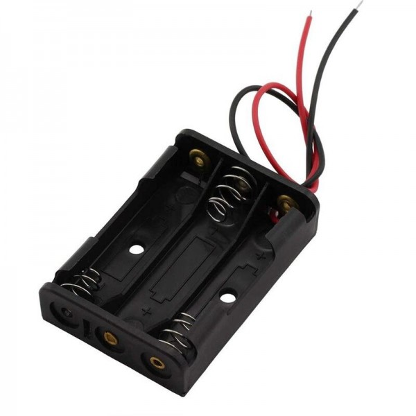 3x AAA Battery Holder with Loose Wires