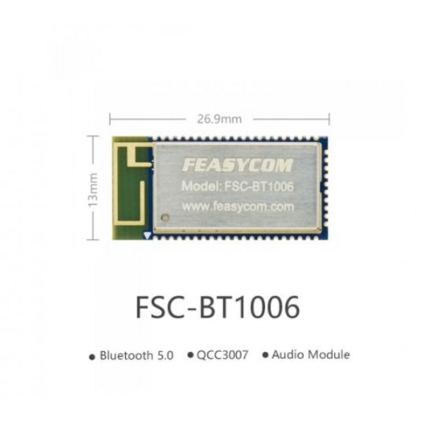 Feasycom DB102-BT1006A Bluetooth 5.0 Audio Development Board