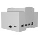 Italtronic 4M XTS - DIN Rail Behuizing voor Raspberry Pi 4