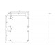 Kradex Mounting Plate for Z74 Enclosures - ZMB74