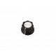 Potentiometer Knob Black-Silver Bakelite - 18.8mm - MF-A01
