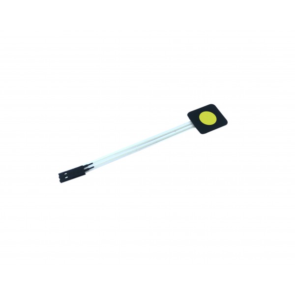 Membrane Keypad - 1 Button - Yellow