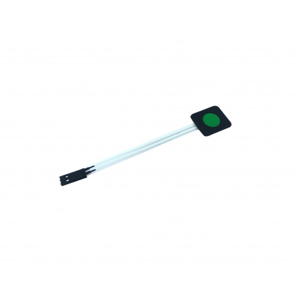 Membrane Keypad - 1 Button - Green