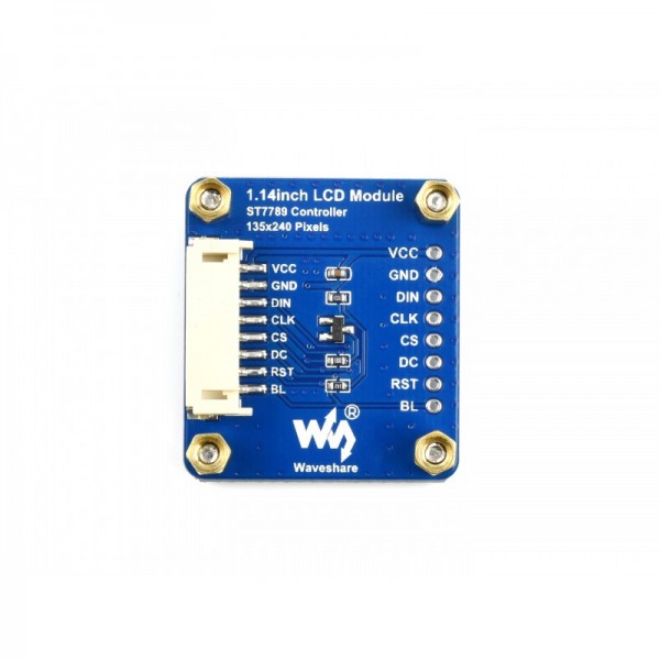 Waveshare 1.14 inch IPS-TFT-LCD Display - 240*135 Pixels - SPI