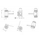 YF-B1 Water Flow Sensor - Messing - G1/2