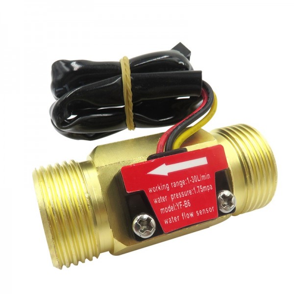 YF-B6 Water Flow Sensor - Messing - G3/4
